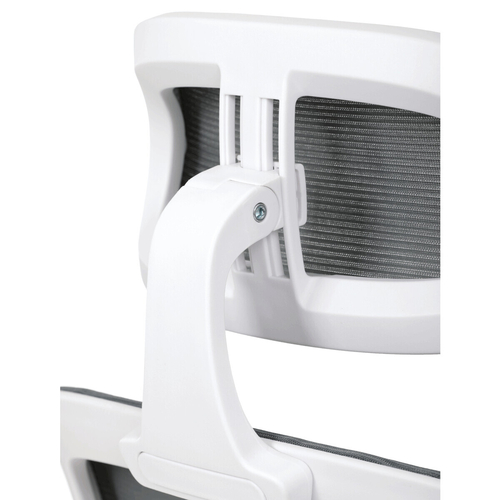 Kancelářská židle, houpací mechanismus, šedá síťovina, KA-Q843 GREY