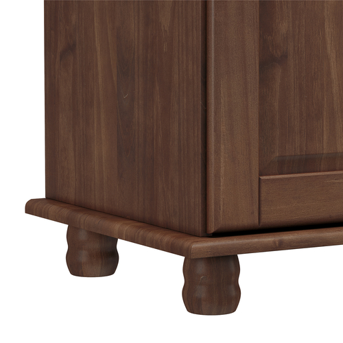 Příborník s nástavcem 2 dveře RUBI tmavě hnědá