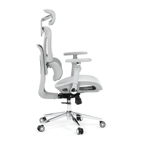 Kancelářská židle, synchronní mechanismus, šedá síťovina, KA-B2363 GREY