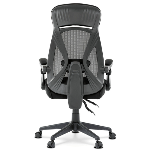 Kancelářská židle, houpací mechanismus, černá síťovina, KA-Y309 BK