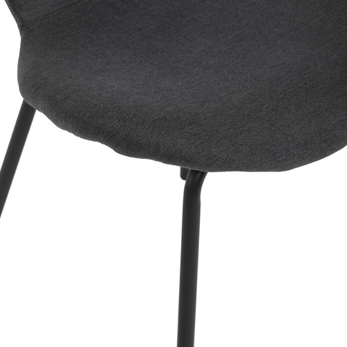Jídelní židle, šedá, látka, CT-S8010 GREY2