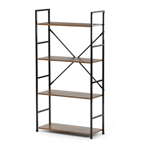 Regál, mdf, hnědá, GD-224 OLW