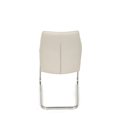 Jídelní židle, krémová, ekokůže, DCL-D1277 CRM