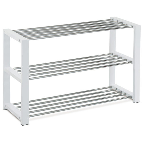 Botník, masiv, bílá, 83168-12 WT