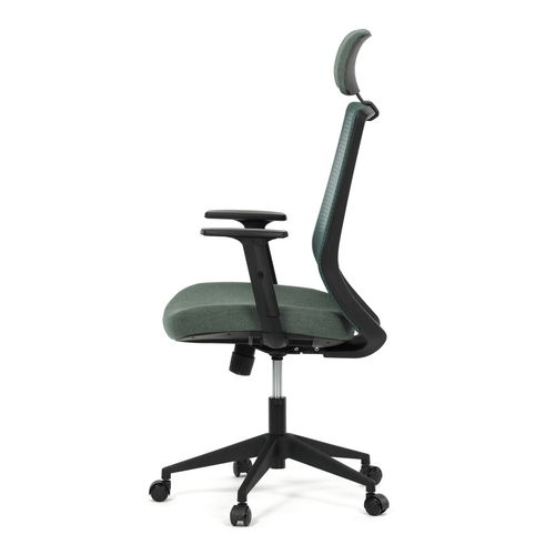 Kancelářská židle, synchronní mechanismus, zelená síťovina, KA-V3329 GRN