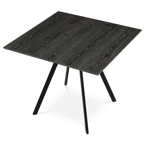 Jídelní stůl 90x90cm, lamino, šedý dub, HT-R5190 GREY