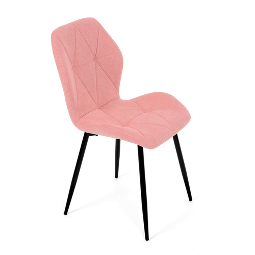 Jídelní židle, růžová, látka, CT-285 PINK2