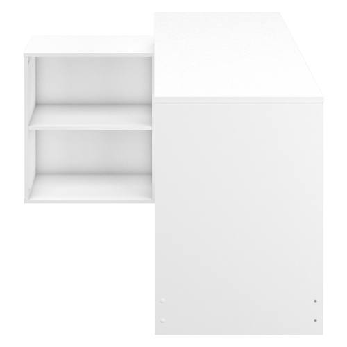 Rohový psací stůl CORNER bílý