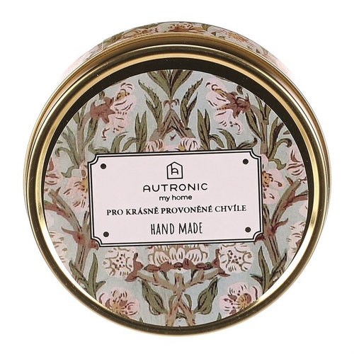 Svíčka aromatická - kovová dóza s víkem, mix 2 druhů, cena za 1 ks