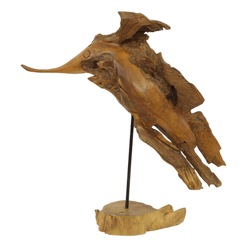 Dřevořezba - skulptura na podstavci, abstraktní