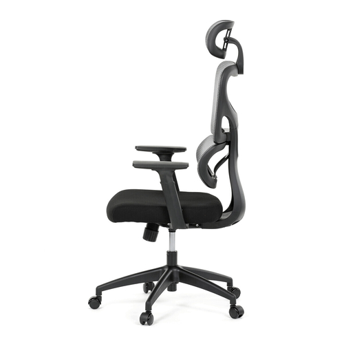 Kancelářská židle, houpací mechanismus, šedá, KA-K2080 GREY