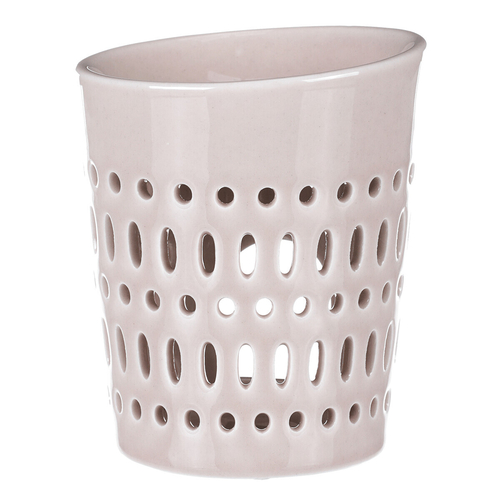 Aromalampa - porcelánová, otvory po obvodu, barva krémová
