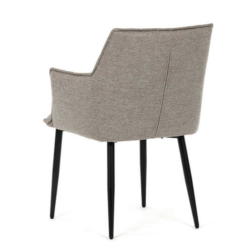 Jídelní židle, béžová, látka, DCH-J2139 LAN2