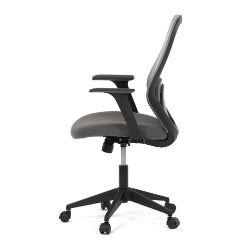 Kancelářská židle, houpací mechanismus, šedá síťovina, KA-V3149 GREY