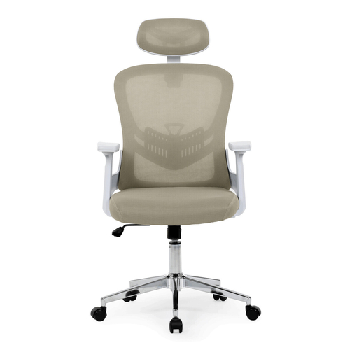 Kancelářská židle, houpací mechanismus, béžová síťovina, KA-K2031 BGE