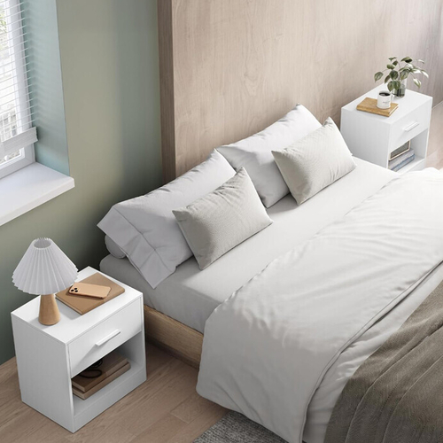 Odkládací stolek 39x28x41cm, mdf ANT-E1081 WT