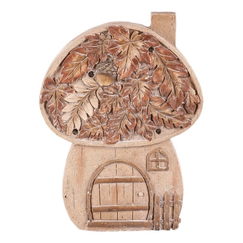 Houbový domeček - s osvětlením, magnesium, imitace dřeva