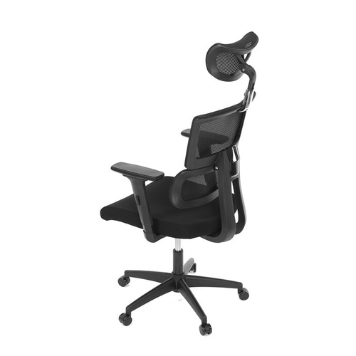 Kancelářská židle, houpací mechanismus, černá síťovina, KA-B1025 BK