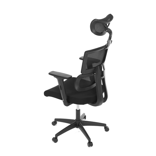 Kancelářská židle, houpací mechanismus, černá síťovina, KA-B1025 BK
