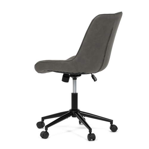 Pracovní židle, výškově nastavitelná, šedá látka, KA-V3120 GREY3