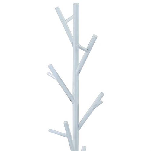 Věšák, kov, bílá, 83766-02A WT