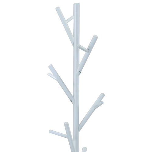 Věšák, kov, bílá, 83766-02A WT