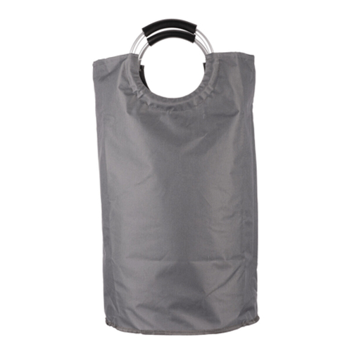 Koš na prádlo plátěný, barva tm.šedivá.