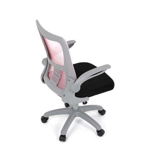 Dětská židle, výškově nastavitelná, růžová síťovina, KA-K2008 PINK