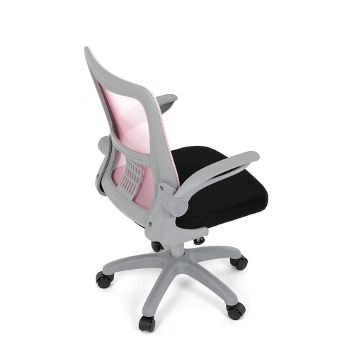 Dětská židle, výškově nastavitelná, růžová síťovina, KA-K2008 PINK