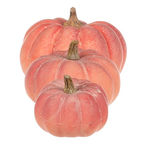 Dýně plastová - barva terakotová, cena za balení 3 velikostí