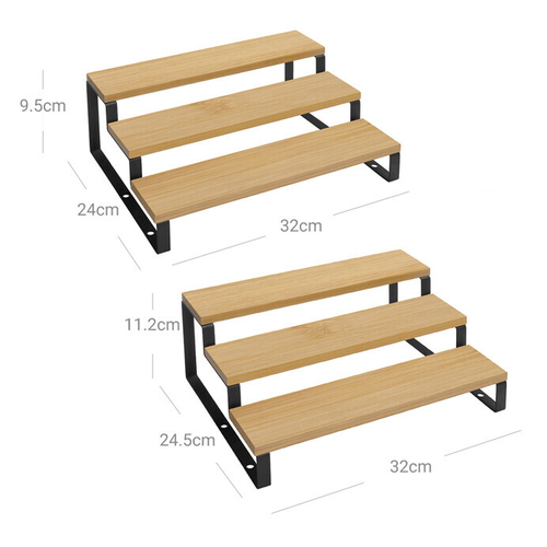 Polička, bambus, přírodní, AUK-E1016 NAT