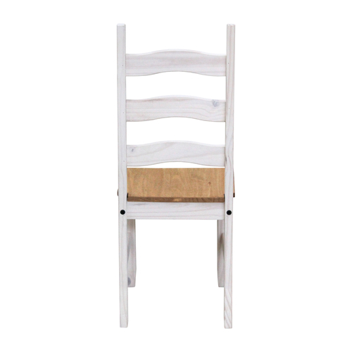 Židle CORONA bílý vosk