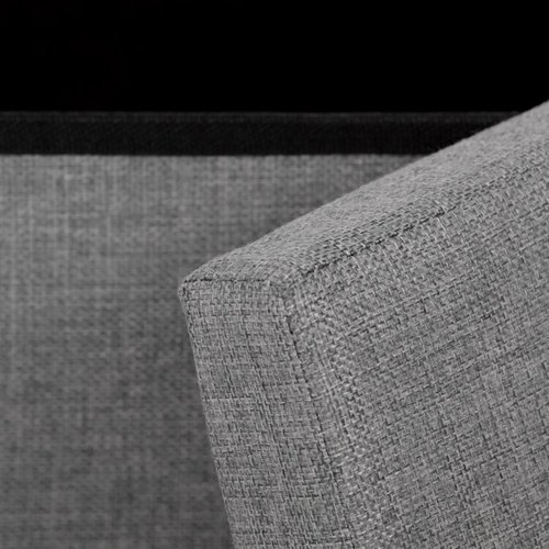 Taburet s úložným prostorem, šedá, látka, TAB-461 GREY2