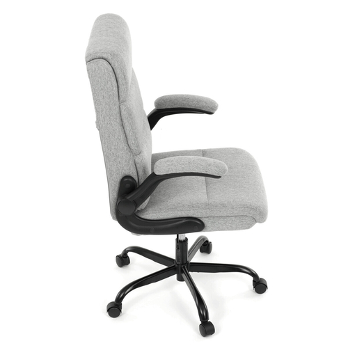 Kancelářské křeslo, houpací mechanismus, šedá látka, KA-K3104 GREY
