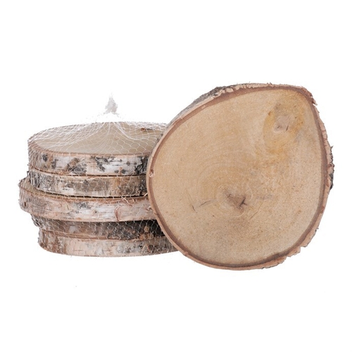 Březové kolečko - přírodní, cena za balení (6 ks)