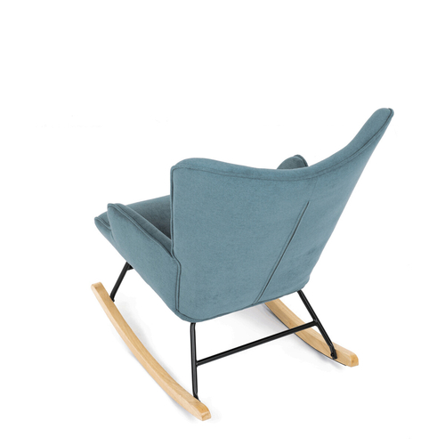 Houpací křeslo, zelená, látka, AK-371 GRN2