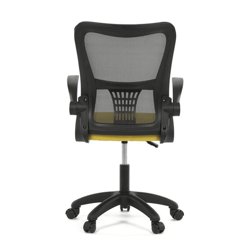 Dětská židle, houpací mechanismus, žlutá síťovina, KA-K2006 YEL