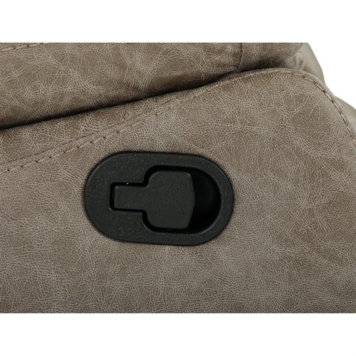 Polohovací křeslo, béžová, látka vintage, TV-4092 LAN3