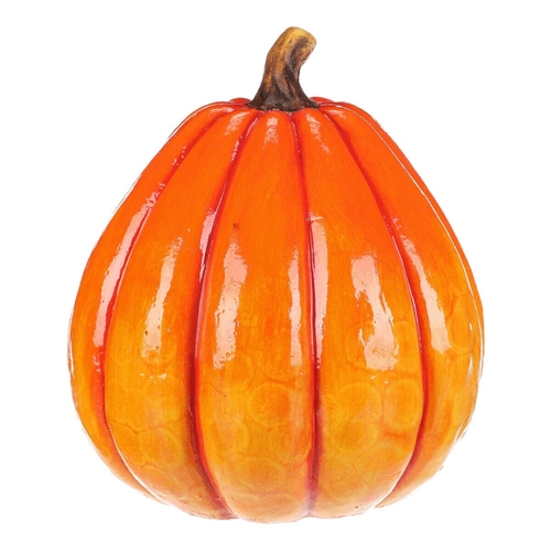 Dýně z magnesia - oválný tvar, s tváří, LED osvětl., oranžová