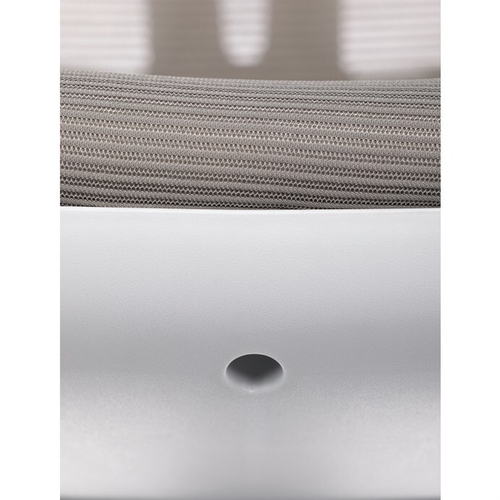 Dětská židle, výškově nastavitelná, šedá síťovina, KA-C801 GREY