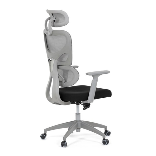 Kancelářská židle, houpací mechanismus, šedá, KA-K2081 GREY