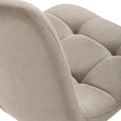 Jídelní židle, hnědá, látka, DCL-193 CAP2