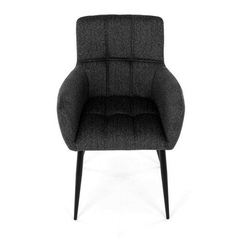 Jídelní židle, šedá, látka, DCH-P3146 GREY2