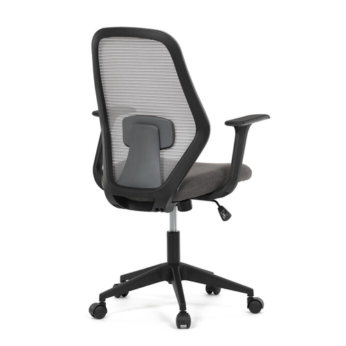 Kancelářská židle, houpací mechanismus, šedá síťovina, KA-V3149 GREY
