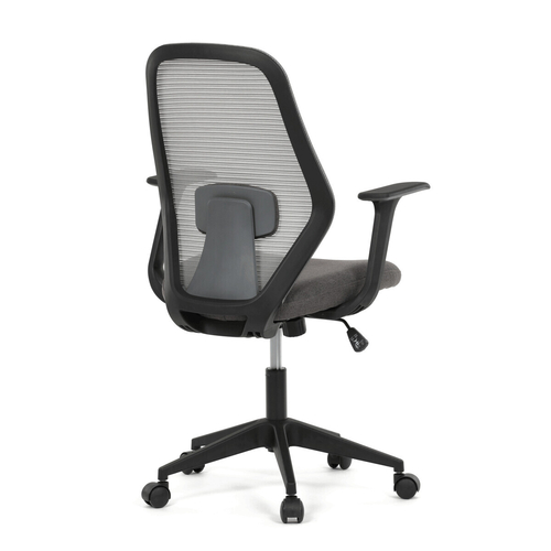 Kancelářská židle, houpací mechanismus, šedá síťovina, KA-V3149 GREY