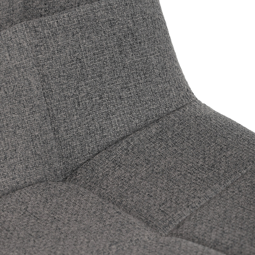 Jídelní židle, šedá, látka, DCL-V2017 GREY2