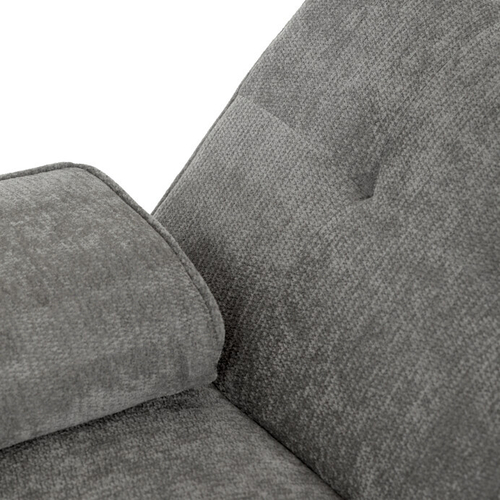Trojmístná rozkládací pohovka, šedá, látka, ASB-C3034 GREY2