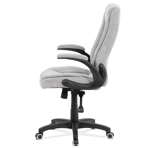 Kancelářské křeslo, houpací mechanismus, šedá látka, KA-G303 SIL2