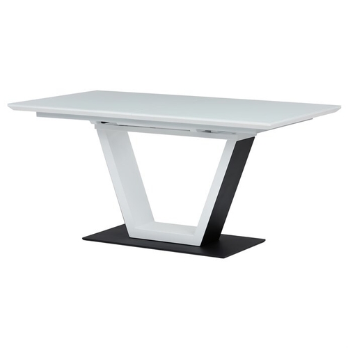 Jídelní stůl rozkládací 160-210x90 cm, mdf HT-D1931 WT