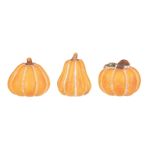 Dýně s obličejem - mix 3 druhů, LED osvětl., žluté, cena za 1 ks